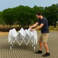 Miniatyrbillede 8 af 10: Havepavillontelt 3x3 m Pop-Up med 4 Sidevægge MultiGarden