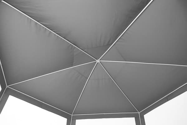 Havehandel Pavillon Telt 2x2x2 m med Myggenet Grå MultiGarden