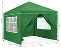 Miniatyrbild 10 av 10: Trädgårdspaviljongtält 3x3 m Pop-Up med 4 sidoväggar MultiGarden