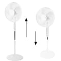 Miniatyrbillede 5 af 10: Gulvblæser stående ventilator 45W – 3 tilstande, 5 blade, timer, fjernbetjening