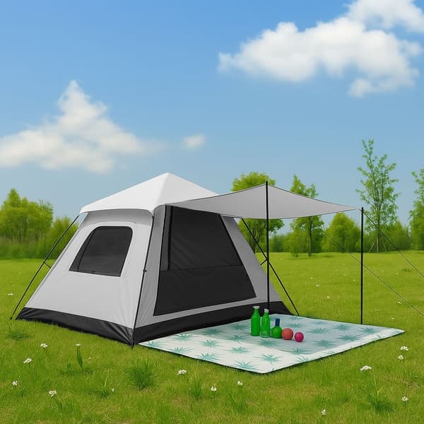 Pop-Up Campingtelt for 4 Personer Igloo 1500 mm Vanntett MultiGarden
