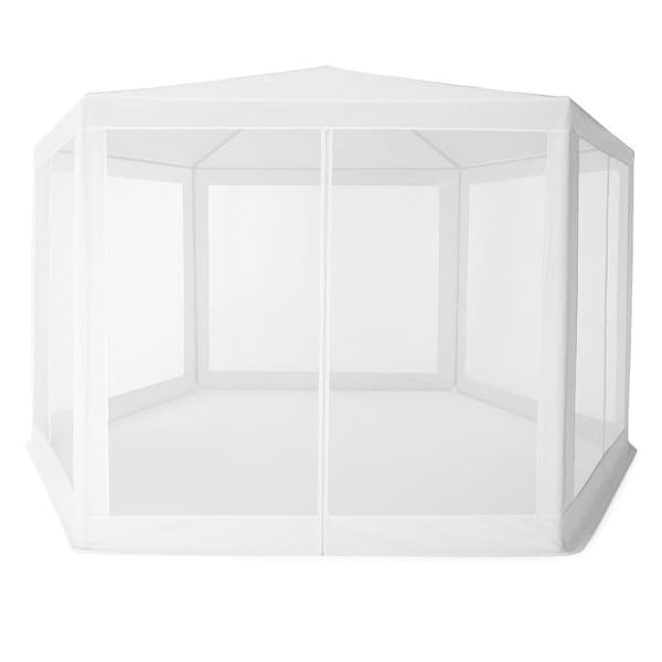 Havehandel Pavillon Telt 2x2x2 m med Myggenet Hvid MultiGarden