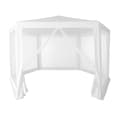 Miniatyrbillede 2 af 9: Havehandel Pavillon Telt 2x2x2 m med Myggenet Hvid MultiGarden