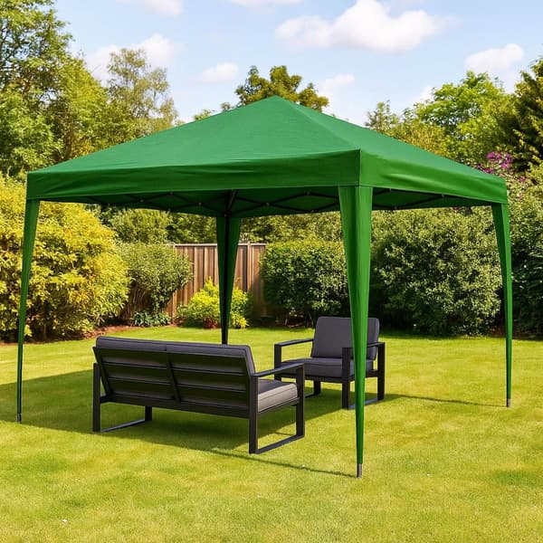 Puutarhapaviljonki teltta 3x3 m Pop-Up katos puutarhaan tai terassille MultiGarden