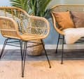 Miniatyrbillede 5 af 10: Havemøbelsæt med rattanlignende finish – stole, bord + puder MultiGarden