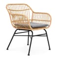 Miniatyrbillede 7 af 10: Havemøbelsæt med rattanlignende finish – stole, bord + puder MultiGarden