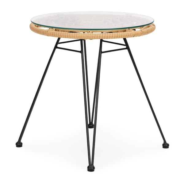 Havemøbelsæt med rattanlignende finish – stole, bord + puder MultiGarden