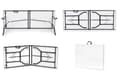 Miniatyrbillede 3 af 9: Catering Sæt – Klapbord + 4 Stole HDPE Hvid MultiGarden