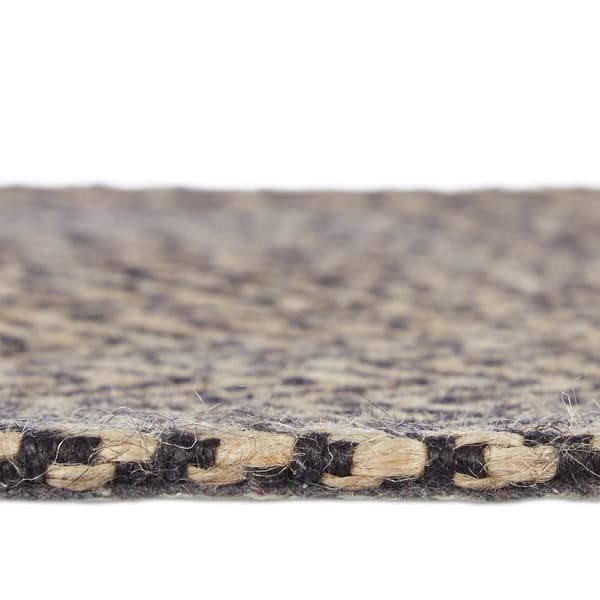 Zigzag jute dørmåtte