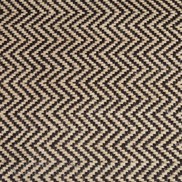 Zigzag jute dørmåtte