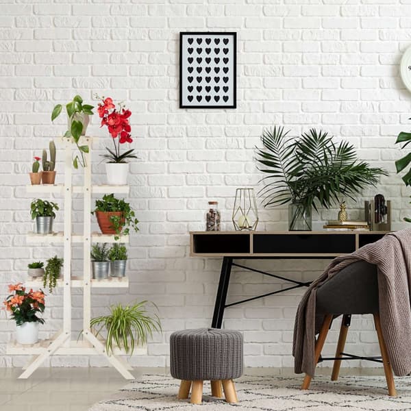 5-tiers blomsterstativ
