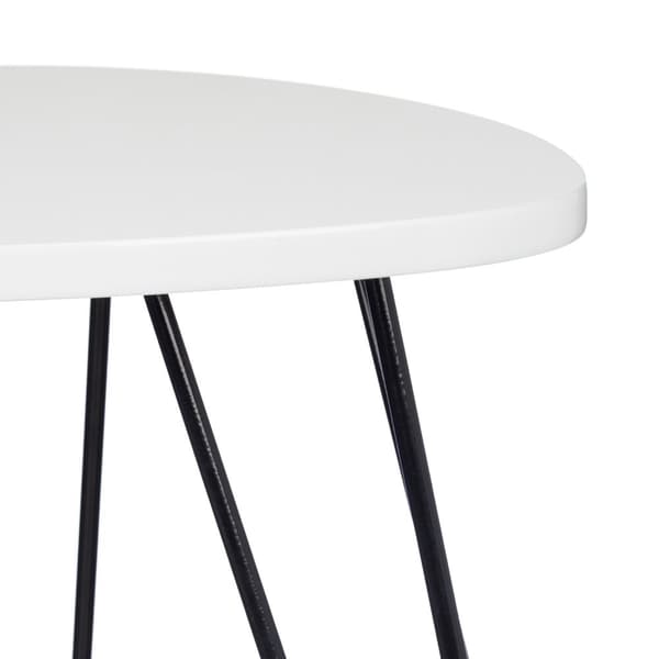 Hvidt sidebord sæt med 2 stk