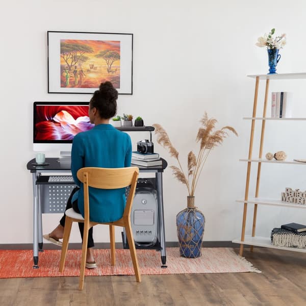 Computerbord med glasplade