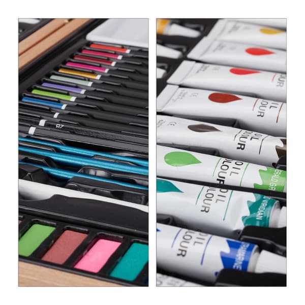 Træ Art Case 56-Piece