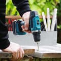 Miniatyrbillede 3 af 8: Zink blomsterkasse med træhåndtag