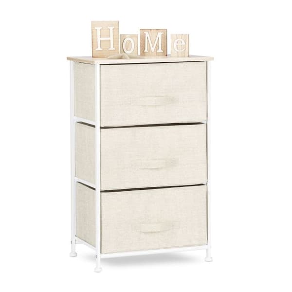 Beige reolsystem