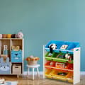Miniatyrbillede 2 af 8: Børneopbevaringshylde med spande