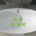 Miniatyrbillede 2 af 8: Frog Badeværelses klistermærker Sæt med 5