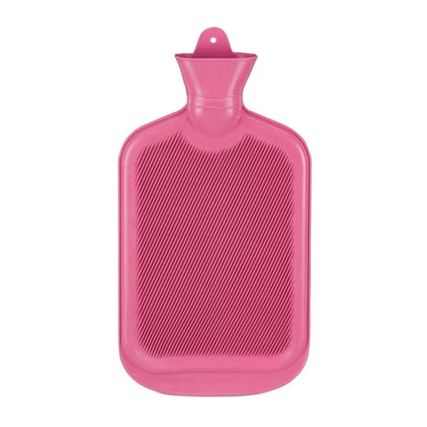 Pink varmtvandsflaske 2L