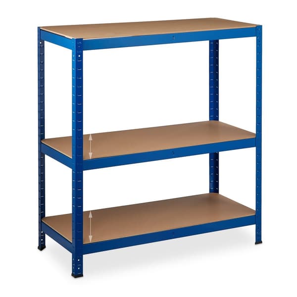 Heavy Duty reol 220 cm Blå