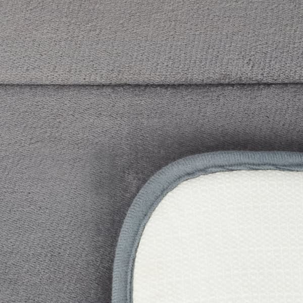 Grå Memory Foam Bademåtte
