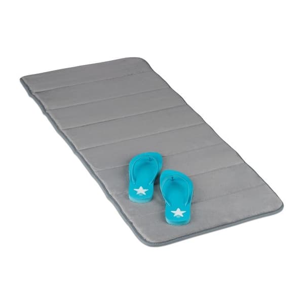Grå Memory Foam Bademåtte