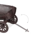 Miniatyrbillede 7 af 9: Dekorativ plantetønde på håndkærre