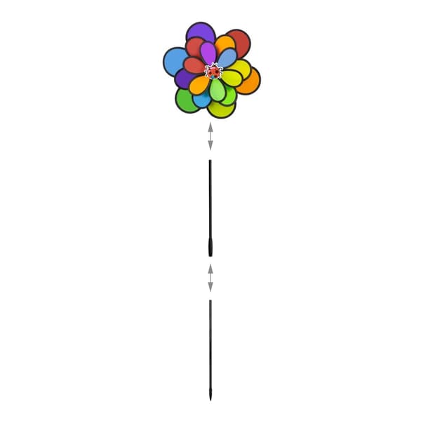 Farverig blomstervindspinner