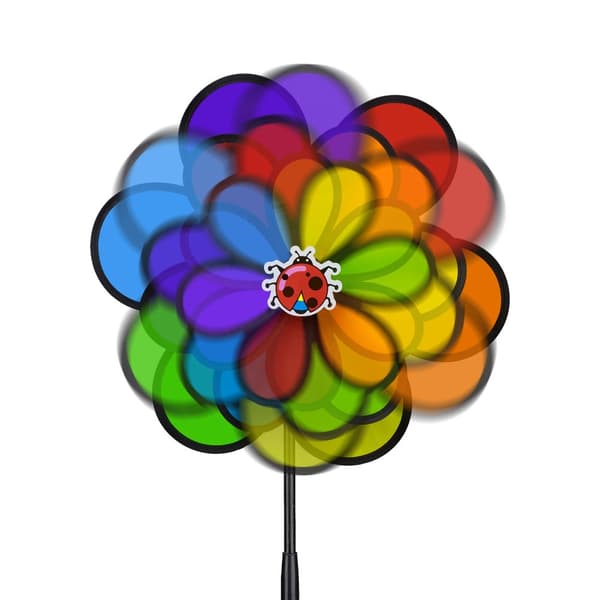 Farverig blomstervindspinner