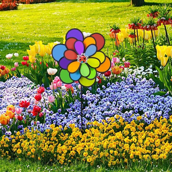 Farverig blomstervindspinner