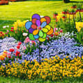 Miniatyrbillede 2 af 9: Farverig blomstervindspinner