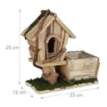 Miniatyrbillede 4 af 9: Plantekasse med fuglehus