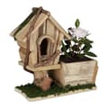 Miniatyrbillede 1 af 9: Plantekasse med fuglehus