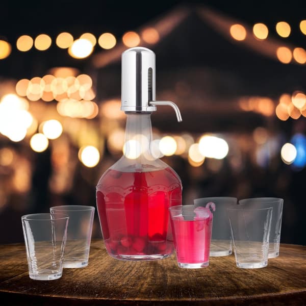 Vanddispenser med 6 glas