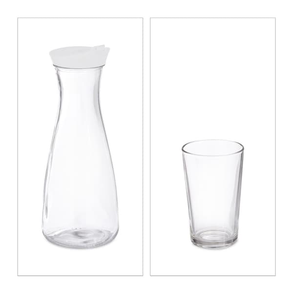 Vandkaraffel med glassæt