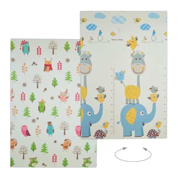 Puslemåtte duo: ugle / elefant