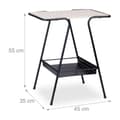 Miniatyrbilde 4 av 9: Sidebord med magasinhylle
