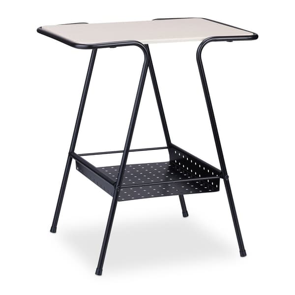 Sidebord med magasinhylle