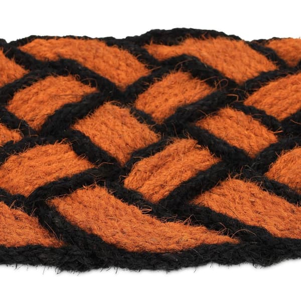 Solmittu oranssi/musta kookosmatto
