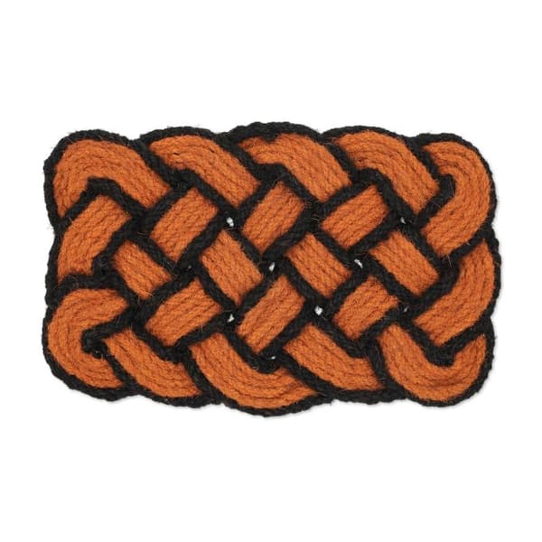 Solmittu oranssi/musta kookosmatto