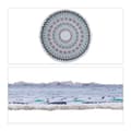 Miniatyrbillede 8 af 8: Rundt tæppe med mandala design