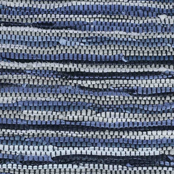 Løperteppe i skinn og bomull 60x100 cm