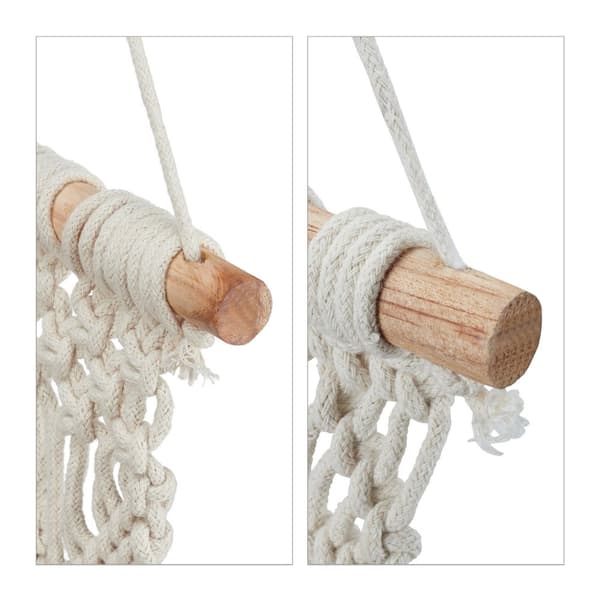 Sæt med 2 Macramé vægbeklædninger