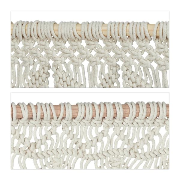 Sæt med 2 Macramé vægbeklædninger