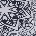 Miniatyrbillede 6 af 8: Rundt tæppe med mandala design