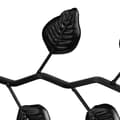 Miniatyrbild 6 av 8: Set med 2 hängande korgfästen blad