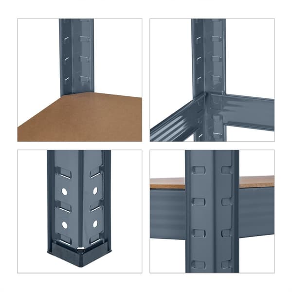 Heavy Duty reol med 5 niveauer