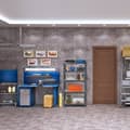 Miniatyrbillede 2 af 9: Heavy Duty reol med 5 niveauer