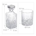 Miniatyrbilde 4 av 9: 5-delt whiskysett Karaffel og glass