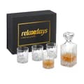 Miniatyrbilde 1 av 9: 5-delt whiskysett Karaffel og glass